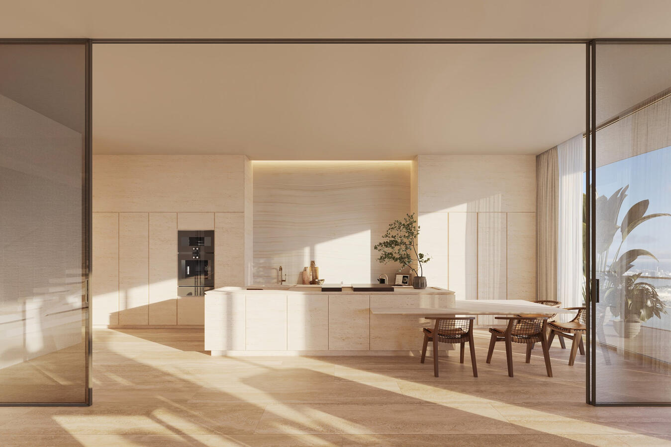 Muebles de cocina Arclinea y Vaselli